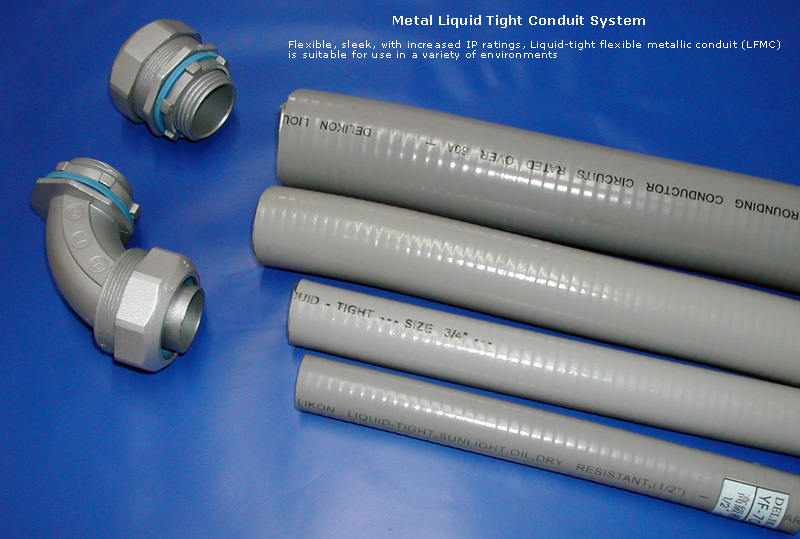 Grey Liquid Tight Conduit